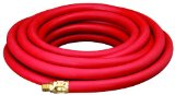 Amflo 552-25AE Red 300 PSI Rubber Air Hose 38 x 25 With 14 MNPT End Fittings