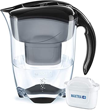 Brita Schwarz Elemaris XL Water Filter Jug Maxtra Size, Black