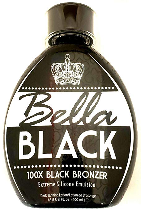 Bella Black 100x Black Bronzer Tanning Lotion 13.5 oz