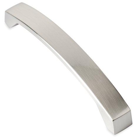 Southern Hills SH0587-SN-5 Brushed Nickel Cabinet Pull Drawer Handle - 6.25 Inch Hole Centers, Pack of 5, Satin Nickel, Modern Hardware for Kitchen and Bathroom Cabinets