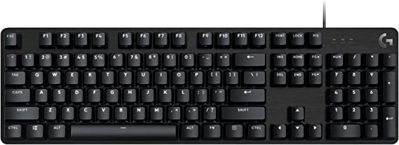 Logitech G413 SE Full-Size Mechanical Gaming Keyboard - Backlit Keyboard with Tactile Mechanical Switches, Anti-Ghosting, Compatible with Windows, macOS - Black Aluminum