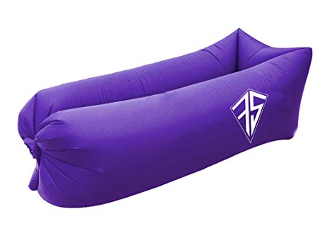 Air Lounger Inflatable Lounger Inflatable Couch Hammock with Carrying Bag, Securing Stake, and Adjustable Size Perfect for Festivals, Camping, Hiking, Travel, Parties, Beaches, and Pools