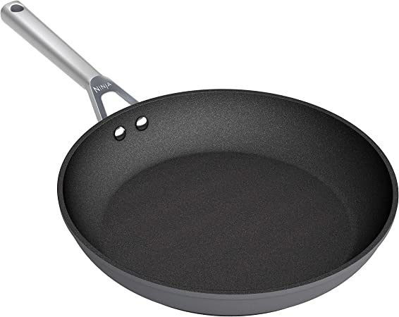 Ninja Foodi ZEROSTICK 20cm Frying Pan, [C30020UK] Hard Anodised Aluminium, Non-Stick, Induction Compatible