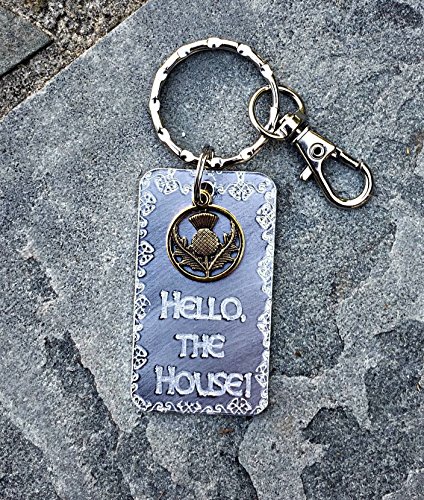Hello the House Scottish Keychain