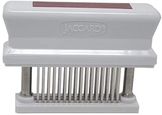 Jaccard 200348R 48-Blade, HACCP Color Coded Meat Tenderizer, 1.50 x 4.00 x 5.75 Inches, Tan – Pork, Red – Beef