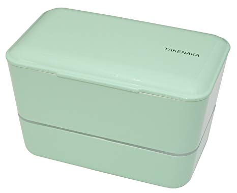 Expanded Double Bento Box by Takenaka (Green Peppermint)