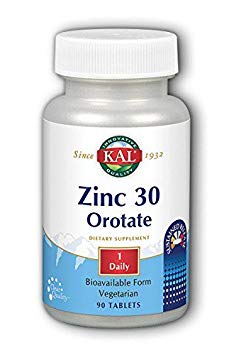 Zinc Orotate Sustained Release 30 mg Kal 90 Tabs (Pack of 2)