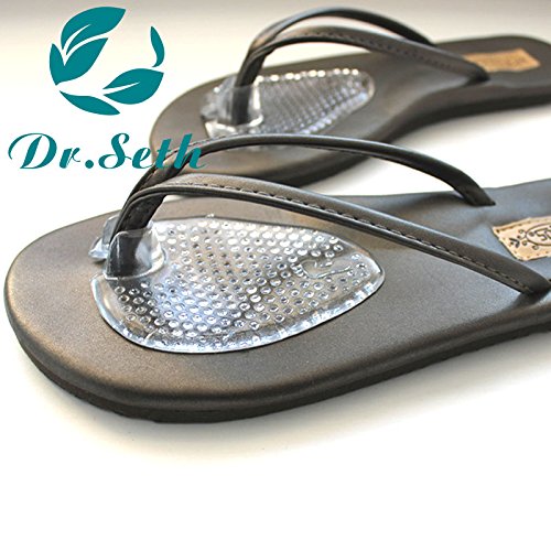 Dr.Seth Silicone Gel Thong Sandal Spreader -Flip-Flop Gel Toe Guards Cushions - 1 Pair