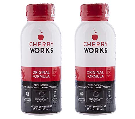 CHERRYWORKS Original Tart Cherry Concentrate, 16 oz. Pack of 2