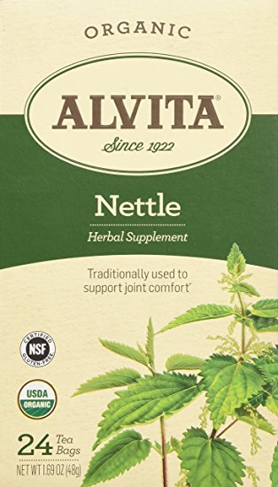 Alvita Organic Herbal Tea Bags, Nettle Leaf, 24 Count