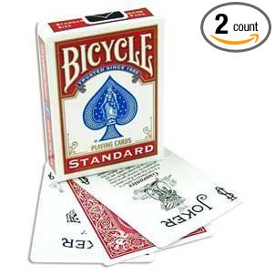 Bicycle Svengali Deck - 2 Red Decks - Different Force Cards