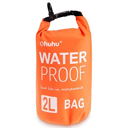 Ohuhu Dry Sack/ Waterproof Bag for Boating, Kayaking, Hiking, Snowboarding, Camping, Rafting, Fishing and Backpacking