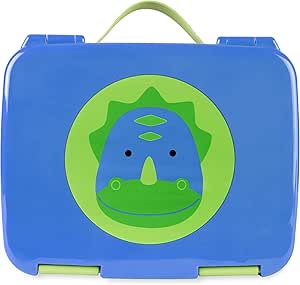 Skip Hop Kids Bento Lunch Box, Ages 3 , Zoo Dino