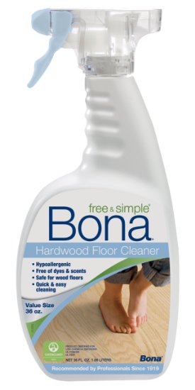 Bona Free & Simple Hardwood Floor Cleaner - 36oz Spray