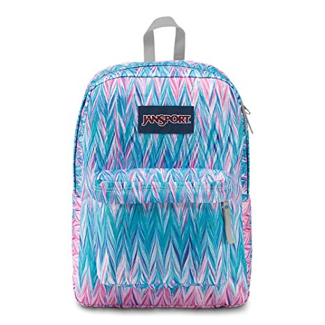 JanSport Superbreak Backpack - Painted Chevron - Classic, Ultralight