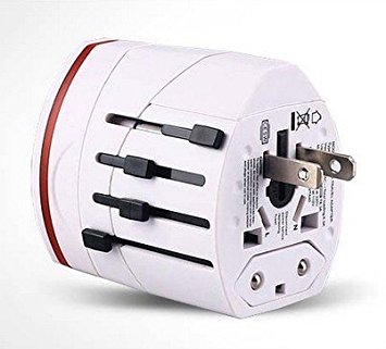 Newdigi® Universal World Wide Travel Charger Adapter Plug (Built-in Dual USB)