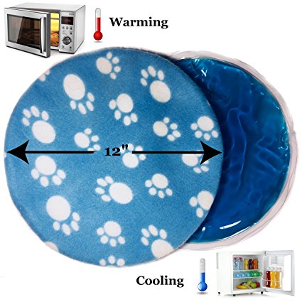 Pet Fit For Life Snuggle Soft Cooling and Microwave Heating Gel Pad Safe for Cats, Dogs and all Pets
