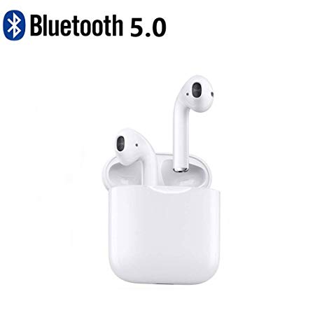 Bluetooth Headsets5.0,Bilateral HD Call Bluetooth Hearphones,Richer Bass HiFi Stereo Noise Reduction Earbuds,IPX5 BEST Sport Waterproof in-Ear Wireless Earphones,for Android/Airpods iphone