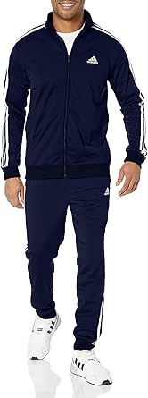 adidas Men's Sportswear Basic 3-stripes Tricot Track Suit