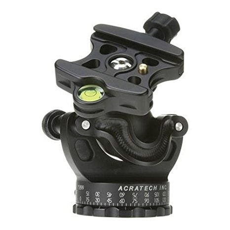 Acratech GP Ballhead with Gimbal Feature, with all Rubber Knobs, Quick Release / Detent Pin and Level, Supports 25 lbs.