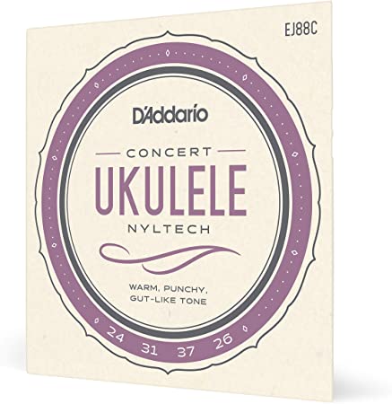 D'Addario EJ88C Nyltech Ukulele Strings, Concert