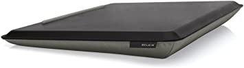 Belkin F8N143 Portable Notebook Cushdesk Comfort Lap Desk for Laptops up to 18.4 inch - Black/Grey