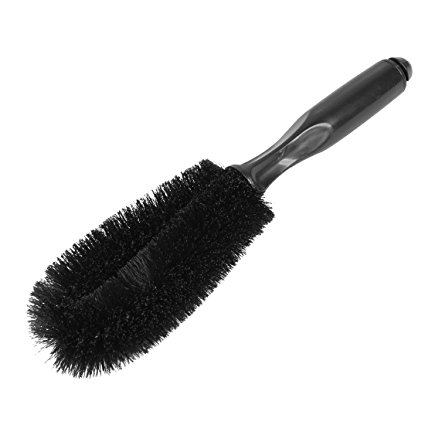 Car Wheel Brush - TOOGOO(R) Black Truck Car Auto Wheel Tire Rim Brush Wash Cleaning Tool 10.6" Long