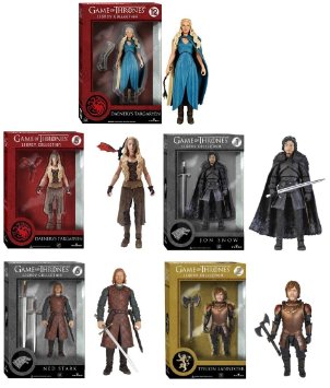 Game of Thrones Exclusive Funko Legacy Action Figure Set of 5 Toys