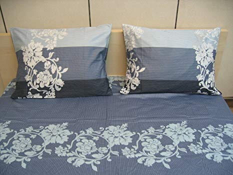 DaDa Bedding FSQ8153 3-Piece Royal Cotton Sheet Set, Queen