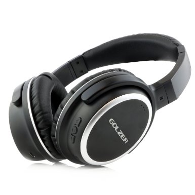 Golzer BTX40 Bluetooth 4.1 Wireless Headphones with CSR apt-x chip - Black/Silver