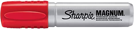 Sharpie Permanent Marker Magnum Red - Pack of 6