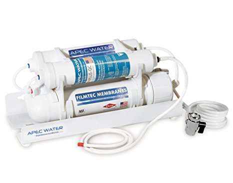 APEC US Made Alkaline Mineral Portable Countertop Reverse Osmosis Water Filter System PH  (RO-CTOP-PH) Installation-Free, fits most STANDARD FAUCET
