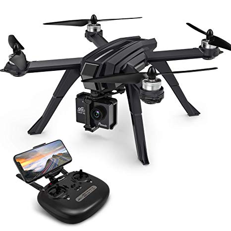 Drone GPS,Auto Return Home with 1080P HD Camera 5G FPV Live Video, Potensic D85 RC Quadcopter for Adults,GPS Follow Me,Brushless Altitude Hold,Sport Camera