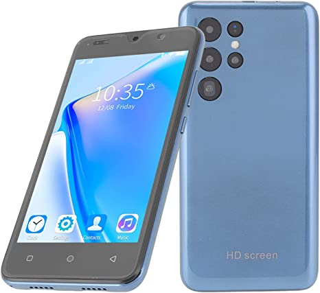 Dpofirs Unlocked Smartphone for Android 6, 5" FHD Screen, 2GB RAM 32GB ROM, 2200mAh Battery, GSM Unlocked Cell Phone, Facial Recognition, Dual SIM Prepaid Smartphone(Light Blue)