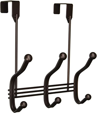 Inspired Living by Mesa Inspired Living Hanger 6 Hooks Organizer in Oil Rubbed Bronze Barrow Collection Over The Over The Door,