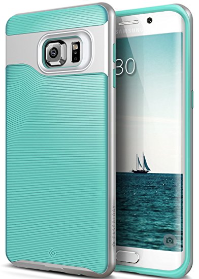 Galaxy S6 Edge Plus Case, Caseology [Wavelength Series] Slim Ergonomic Ripple Design [Mint Green] [Modern Grip] for Samsung Galaxy S6 Edge Plus