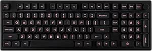 EPOMAKER Galaxy100 QMK/VIA Wireless Gaming Keyboard, Aluminum Mechanical Keyboard with PP Plate, Hot Swappable Custom Keyboard, Bluetooth/2.4Ghz/USB-C (Black, Wisteria Linear Switch)