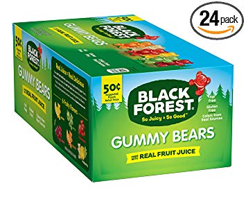 Black Forest Gummy Bears Candy, 1.5-Ounce Bag (Pack of 24)