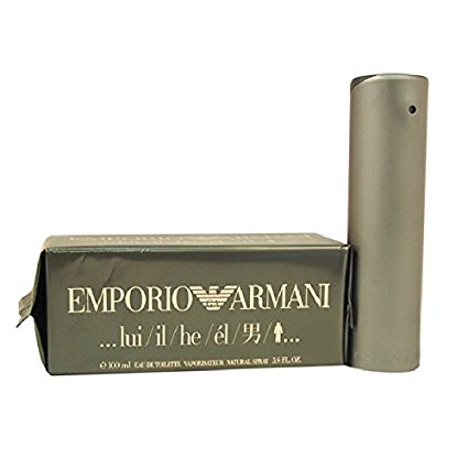 Emporio Armani By Giorgio Armani For Men. Eau De Toilette Spray 3.4 Ounces