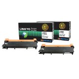 LINKYO Compatible Replacement for Brother TN660 TN630 High Yield Toner Cartridge Black 2-Pack