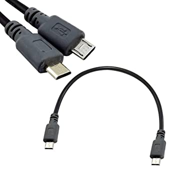 ANRANK Micro USB 5-Pin Male to Male Adapter Cable 20CM