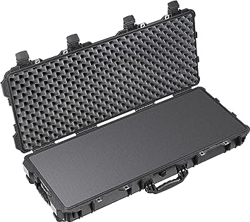 Pelican Protector 1700 Long Case - Multi-Purpose Hard Case with Foam - Tripod, Camera Equipment, Sportsmans Gun Case, Electronics Gear, and More (Black)