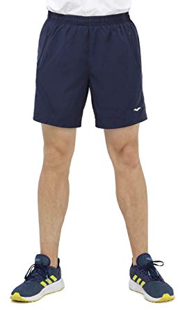 MIER Men's 7 Inches Running Shorts Quick Dry Gym Shorts Lightweight Workout with Liner, Zip Pocket