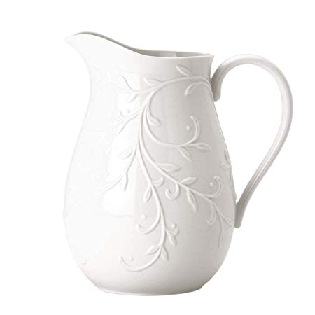 Lenox Opal Innocence Carved Pitcher