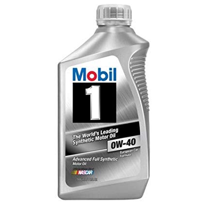 Mobil 1 0W-40, Engine Oil, 1 qt.