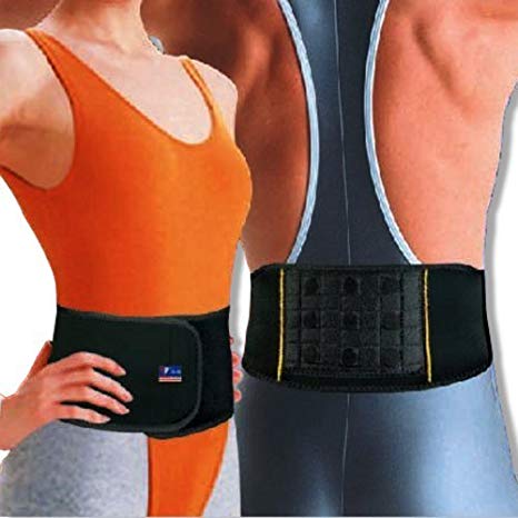 Magnetic Therapy Back Support - Lightweight Neoprene Brace by Neo Physio