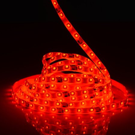 ANNT 5m SMD 3528 Waterproof LED Strip Light 82 Lumens  15 Watts Per Foot 300 Units 3528 Leds5m Red