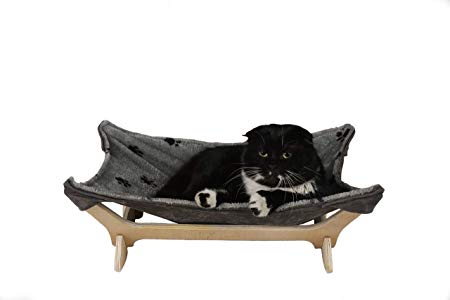 Cat Hammock with Stand | Natural Material Cats Love for Any Cat Lover