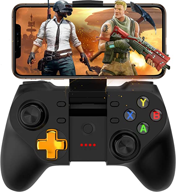 Mobile Game Controller, Megadream Wireless Key Mapping Gamepad Joystick Perfect for PUBG & Fotnite & Call of Duty, Compatible for iOS Android iPhone iPad Samsung Galaxy - Do Not Support iOS 13.4