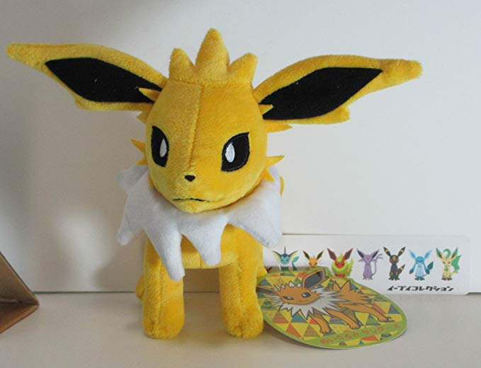 Pokemon Center Pokedoll Black and White Pokemon Plush Doll - 8 Jolteon by Pok?on